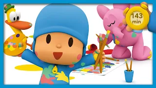 🏒 POCOYO E NINA - Mil jogos divertidos [ 143 minutos ] | DESENHOS ANIMADOS para crianças