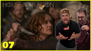 HOUSE OF THE DRAGON: SEASON 1 EPISODE 7 | "DRIFTMARK" - REACTION (BRUH WTF!!)