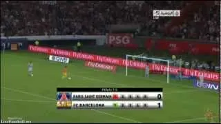 PSG vs FC Barcelona - Penalty Shoot-out 1:4