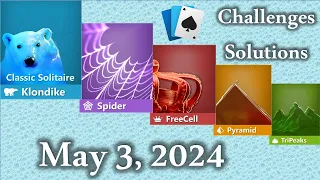 Microsoft Solitaire Collection: May 3, 2024