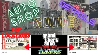 GTAONLINE AUTO SHOP BUYING GUIDE & ALL DETAILS !TOP LOCATIONS! LS TUNERS 2021 ! GTAONLINE GUIDE 2021