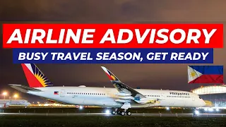 PHILIPPINE AIRPORT ADVISORY:  BE PREPARED TO KNOW THESE BEFORE TRAVELING STARTING DEC 1