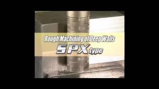 SPX Indexable Mills for Deep Shoulder Milling from Mitsubishi Materials