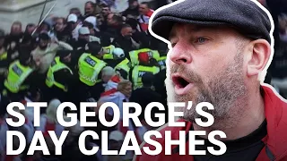 'We want our country back' | St George's day march sees violent clashes with police