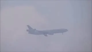 Ethiopian Cargo MD 11F on finals to Chennai Airport