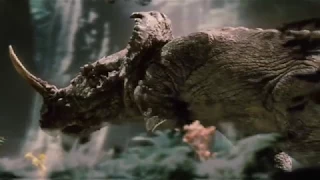 Dinosaur documentary stop motion scenes