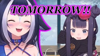 Lily reacts to Ina's TOMORROW clip