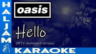 Oasis - Hello [MTV Unplugged version] (karaoke)