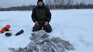 Первый лёд 2020.  47 ЩУК ЗА ПАРУ ЧАСОВ.