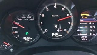 Porsche 991 turbo acceleration 0-300 KM/H