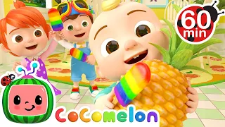 🍭 Popsicle Colors Song KARAOKE 🍭 | 1 HOUR OF COCOMELON! | Sing Along With Me! | Moonbug Kids Songs