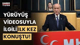 Bahçeli'den yürüyüş videosuna ilişkin dikkat çeken açıklama!