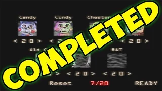 5 NIGHTS AT CANDY'S - 7/20 MODE COMPLETED ( LEGIT) | ALL BOTS - MAX DIFFICULTY