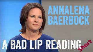 Annalena Baerbock über Robert Habeck, Heißkleber und Hundegesicht (A Bad Lip Reading Short)