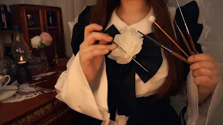 ASMR Maid's ear cleaning and ear care (Sub)