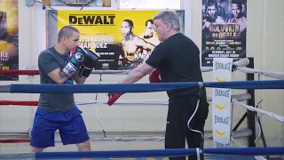 Throw the right hand and improve boxing stance with Teddy Atlas