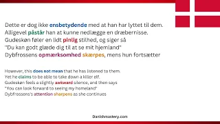 Learn Danish with a short story! (Guess the meaning, repetition and more!)