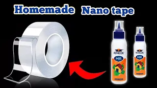 How to make nano tape with fevicol at home | diy nano tape | homemade nano tape | diy nano tape ball