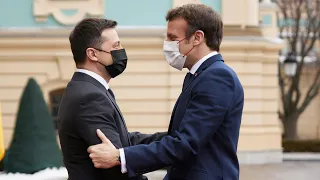 Macron: Putin hat Verzicht auf "Eskalation" in der Ukraine zugesichert | AFP