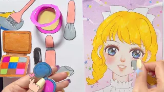 [🍒 Paper diy] Beautiful makeup for my girl 💋   내 여자를 위한 아름다운 메이크업