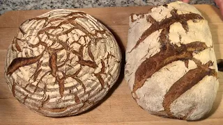 Roggenbrot mit dreistufiger Sauerteigführung