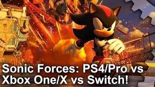 Sonic Forces: Xbox One X vs Xbox One/ PS4/ Pro + Switch! Comparisons + Frame-Rate Tests!