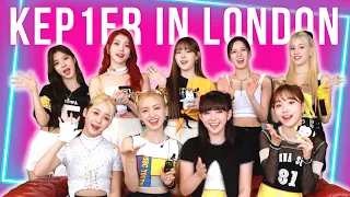 Kep1er are 'Chuffed' to be in London 🇬🇧 | Tea Time ☕️ [ENG/KOR SUB] | Hallyu Doing