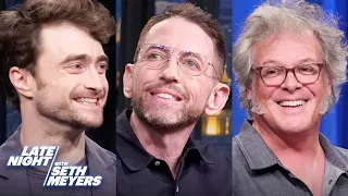 Daniel Radcliffe, Neal Brennan, George Motz | Late Night with Seth Meyers