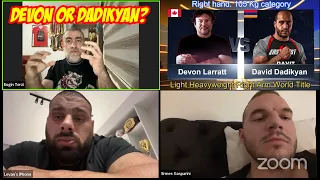 Levan and Ermes’s opinion on the Devon Larratt vs Davit Dadikyan supermatch