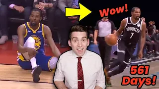 Kevin Durant is BACK! Doctor Reacts to Durant's NBA Return and Why He Looks UNSTOPPABLE!