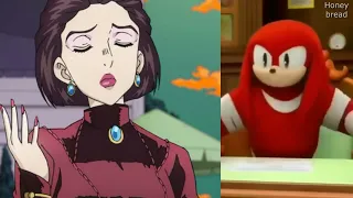 Rating of hot waifu with JoJo | Knuckles rates