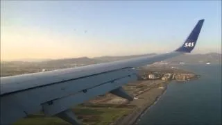 SAS Boeing 737-800 Hard Landing to Malaga (AGP)