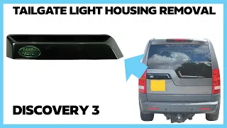 How to change rear door tailgate light housing / handle on Land Rover Discovery