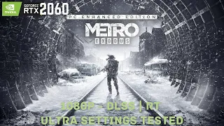 Metro Exodus Enhanced Edition RTX 2060 Gameplay | 1080p RTX DLSS Settings | Acer Predator Helios 300