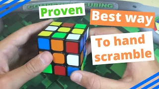 Best Way to Hand Scramble a Rubik's Cube