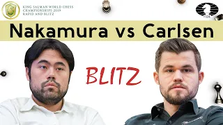 Hikaru Nakamura vs Magnus Carlsen | World Blitz Championship 2019 |