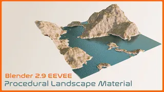 Create Custom Landscape Materials EASY in Blender 2.9 EEVEE