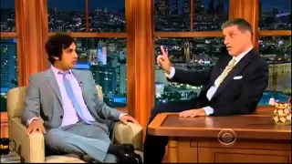 Craig Ferguson 9/7/12D Late Late Show Kunal Nayyar