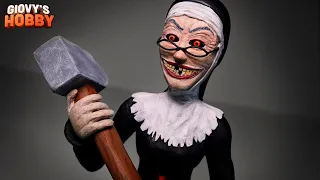 Evil Nun Sculpture ➤ Evil Nun the broken mask ★ Polymer Clay Tutorial