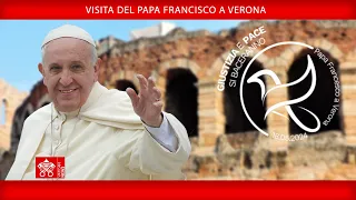 18 de mayo de 2024, Visita del Papa Francisco a Verona, Concelebración de la Eucaristía