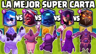 NUEVO SUPER GOLEM de HIELO | CUAL ES LA MEJOR SUPER CARTA? | CLASH ROYALE