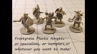 Northstar Miniatures:  The Frostgrave Knights plastic kit arrives!