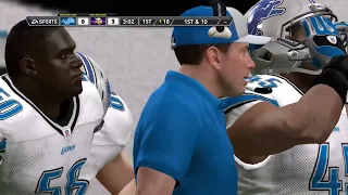 Madden NFL 12 Gameplay - Franchise mode - Detroit Lions vs Minnesota Vikings