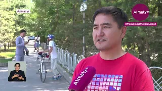 Петропавлдық 67 жастағы қария Алматыға велосипедпен келді (24.06.21)