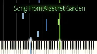 Song from a Secret Garden - Rolf Løvland | Piano Tutorial | Synthesia | How to play