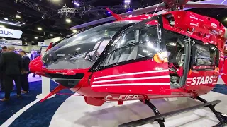 HAI HELI-EXPO 2023, Taking a indept look at the new STARS medial group Airbus Helicopters H-145.