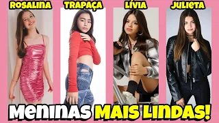 A INFÂNCIA DE ROMEU E JULIETA - Top 9 Meninas Mais Lindas e suas Idades em 2024