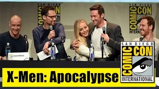 X-men: Apocalypse | Comic Con 2015 Full Panel (Hugh Jackman, Jennifer Lawrence, Michael Fassbender)