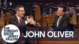 John Oliver Got into a Hugging Match with Oprah and Lost