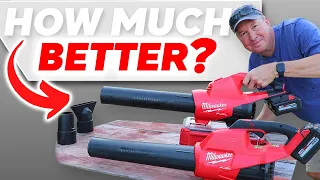 New Milwaukee M18 FUEL DUAL Battery Handheld Leaf Blower Review! #2824-20